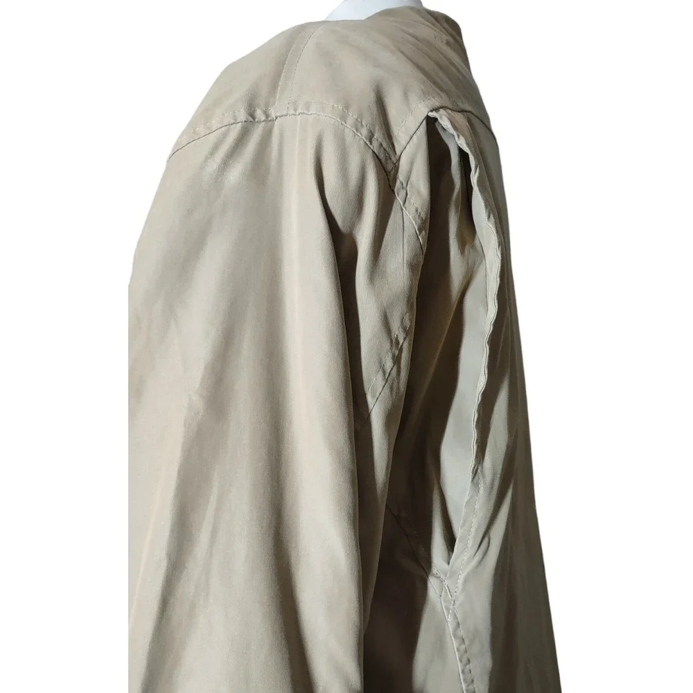 Croft & Barrow Jacket XXL Men Gorp Core Norm Core Tan Windbreaker Full Zip Beige